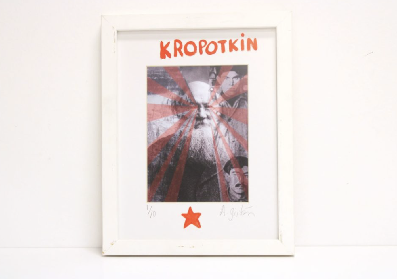 Sin título (Foto de Piotr Kropotkin en collage)