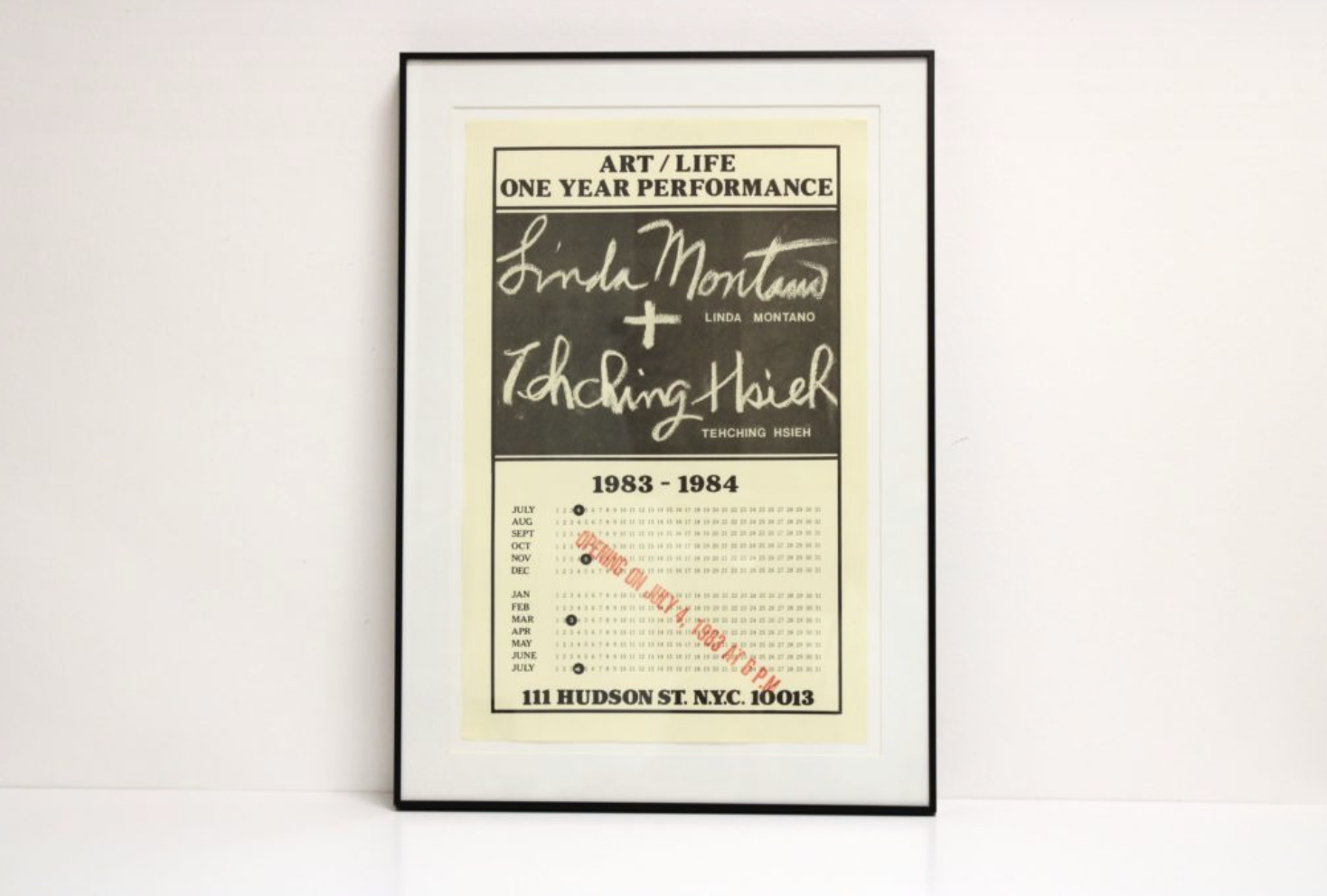 Art/Life One Year Performance